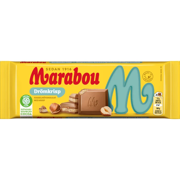 Chokladkaka Drömkrisp 100g Marabou