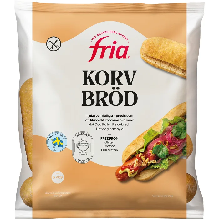 Korvbröd Glutenfria 5-p