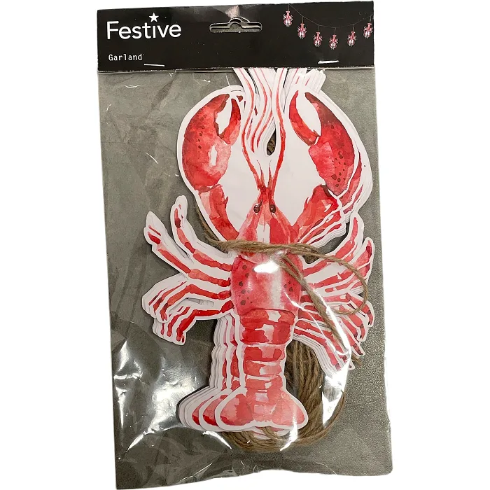 Kräftgirlang 4m m jutesnöre Festive