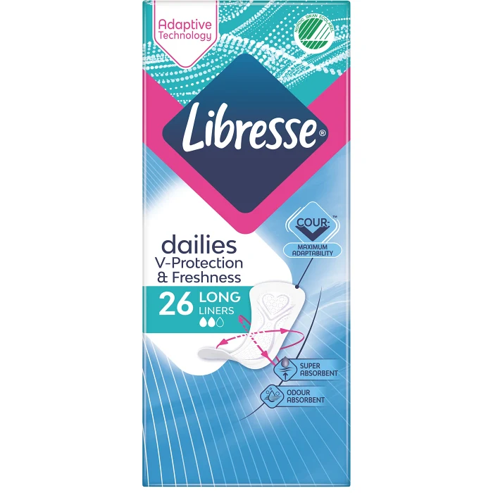 Trosskydd Daily Fresh Long 26-p Libresse