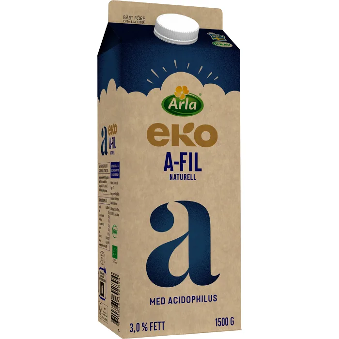 A-fil Naturell Acidophilus 3% Ekologisk 1500g Arla®