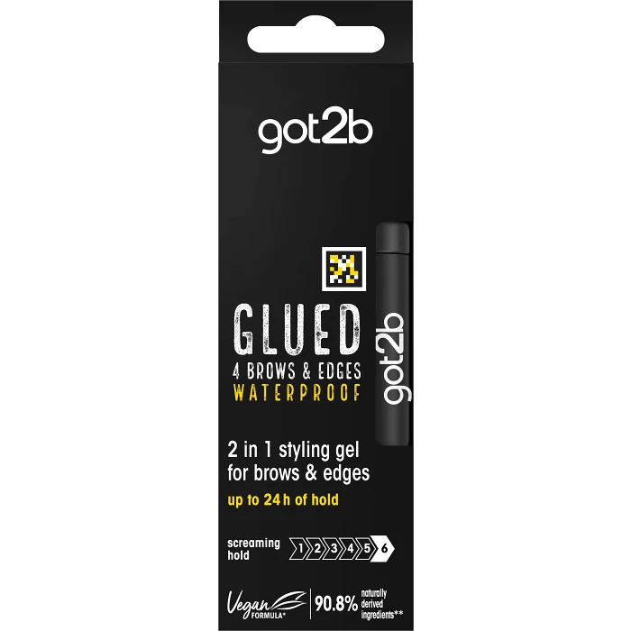 Stylinggel Glued 4 Brows & Edges Vattenfast 16ml Got2B Schwarzkopf