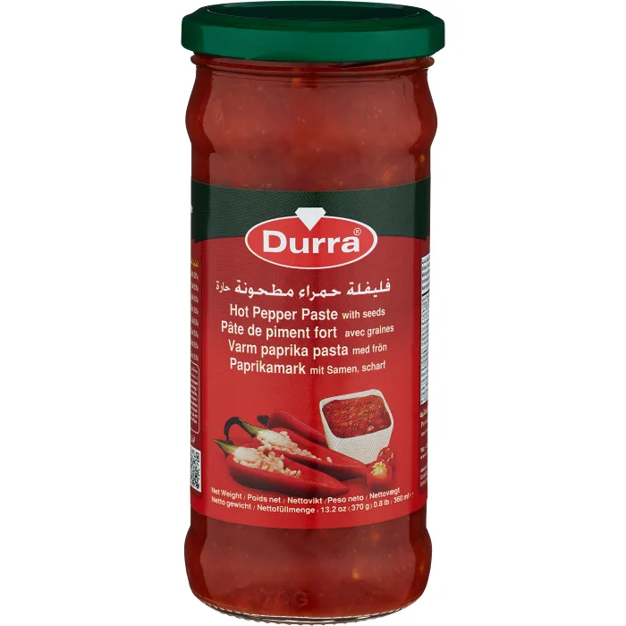 Paprikapuré stark 370g Durra