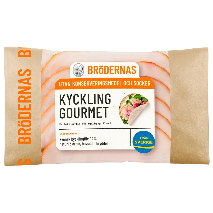 Kyckling Gourmet Grillad 100g Brödernas