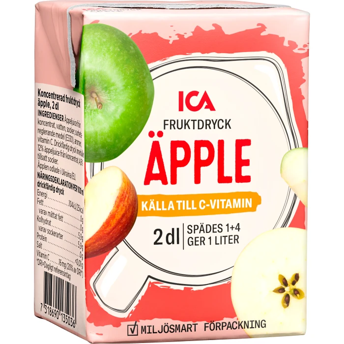 Måltidsdryck Äpple 2dl ICA