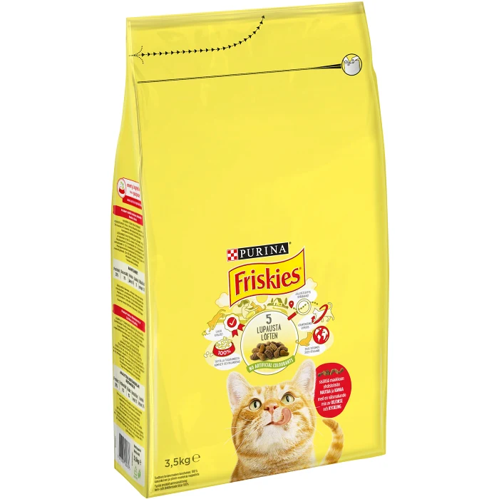 Kattmat Adult Oxe Kyckling 3,5kg Friskies