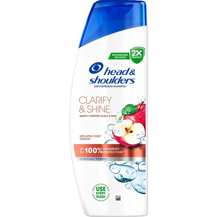 Mjällschampo Clarify & Shine Äppelcidervinäger 250ml Head & Shoulders