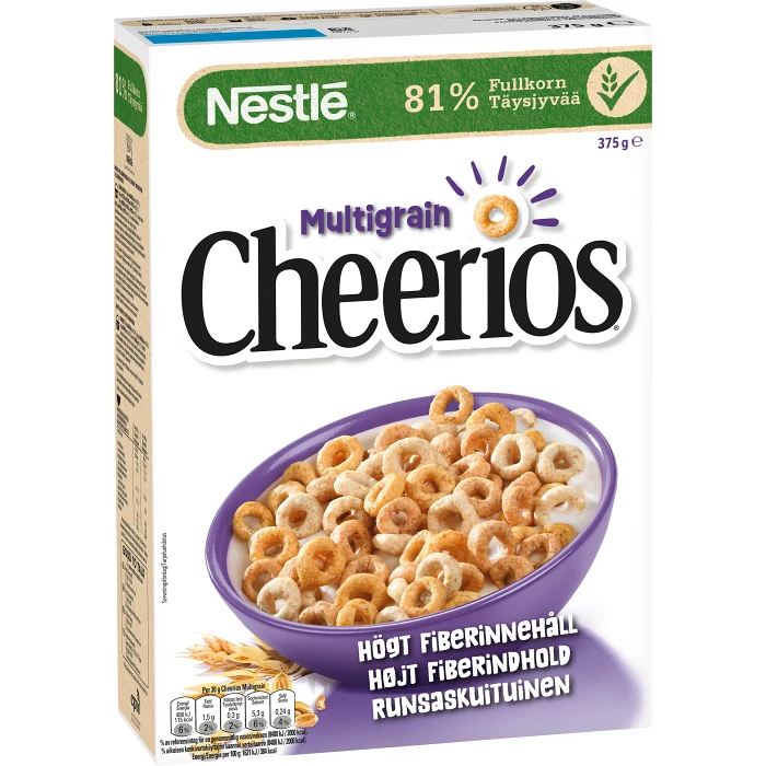 Cheerios Fullkorn 375g Nestle