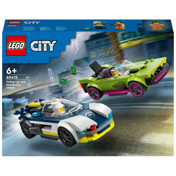 LEGO City Jakt med polisbil och muskelbil 60415