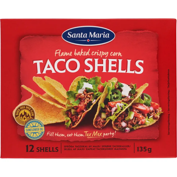 Taco Shells 135g Santa Maria