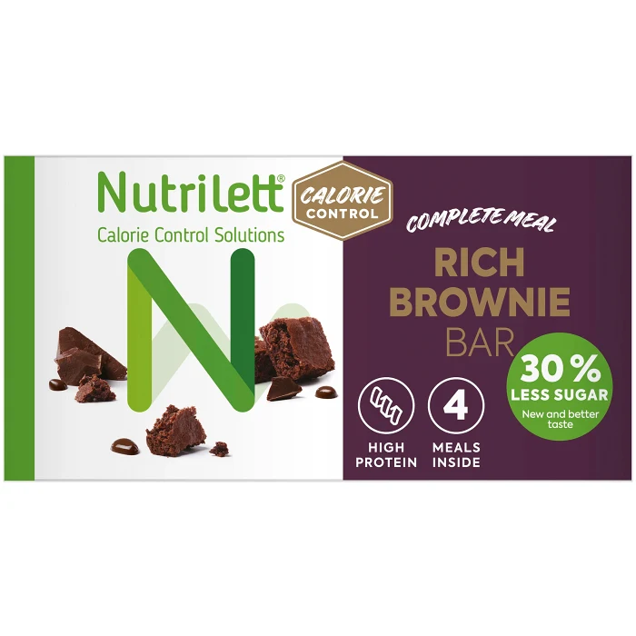 Rich Brownie Bar Viktkontroll 4-p Nutrilett