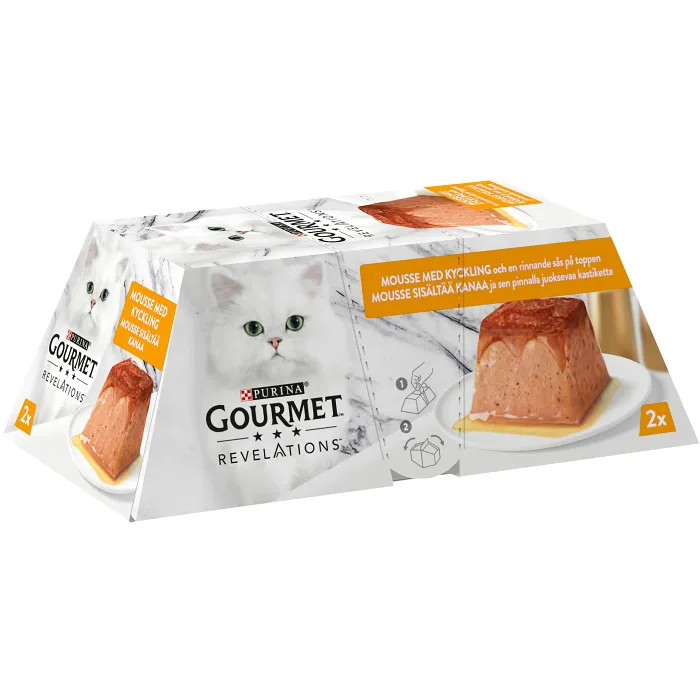 Kattmat REVELATIONS Mousse Pyramid kyckling 2-p 114g Gourmet