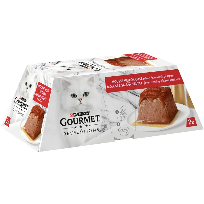 Kattmat REVELATIONS Mousse Pyramid Oxe 2-p 114g Gourmet