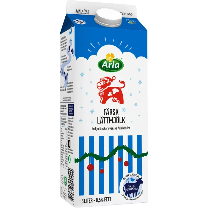 Färsk lättmjölk 0,5% 1,5l Arla Ko®