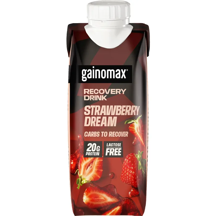 Proteindryck Strawberry Recovery 250ml Gainomax