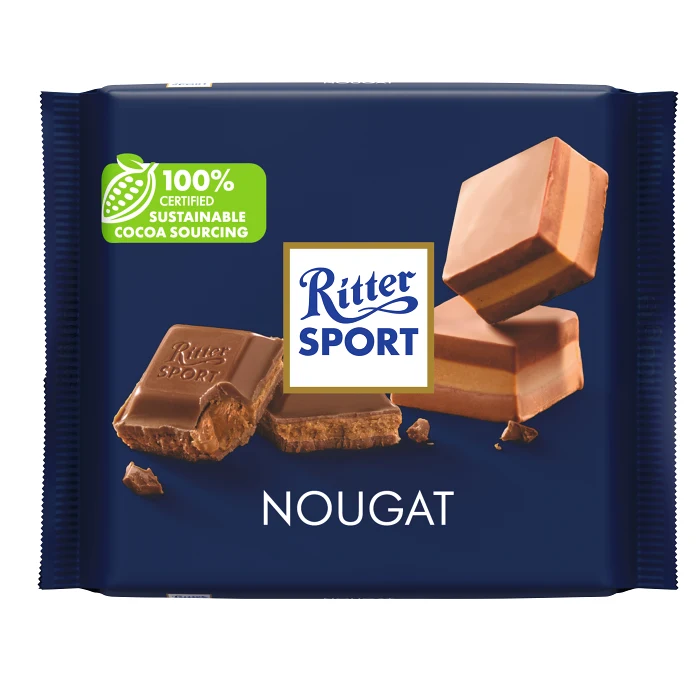 Chokladkaka Nougat Praline 100g Ritter sport