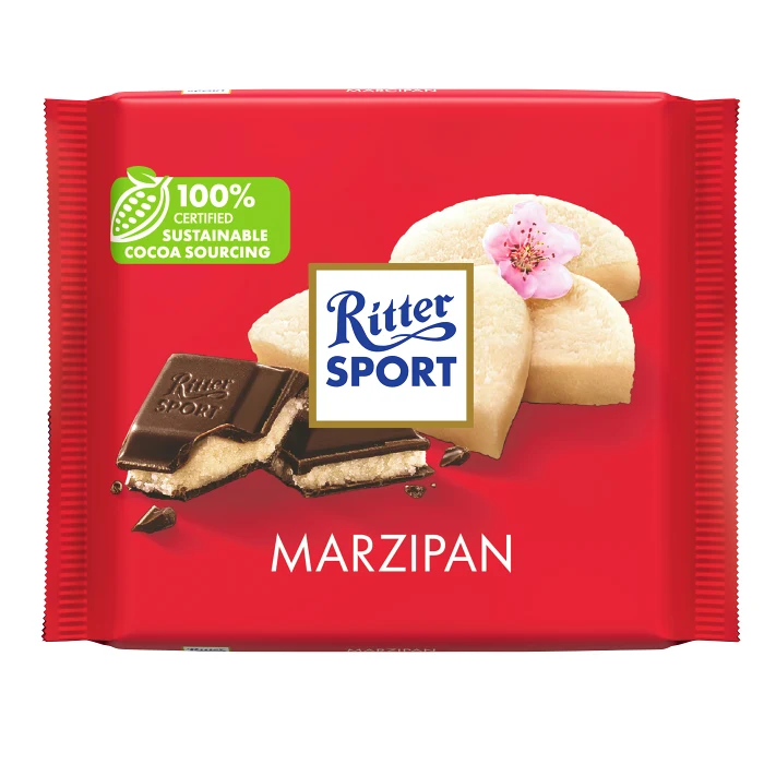 Chokladkaka med marsipan 100g Ritter Sport