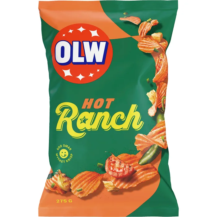 Chips Hot Ranch 275g OLW