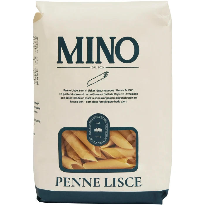 Penne Lisce 400g Mino