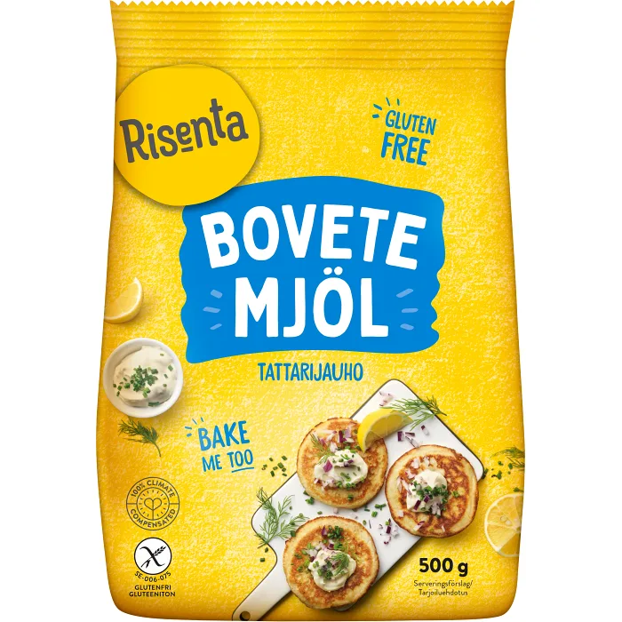 Bovetemjöl 500g Risenta