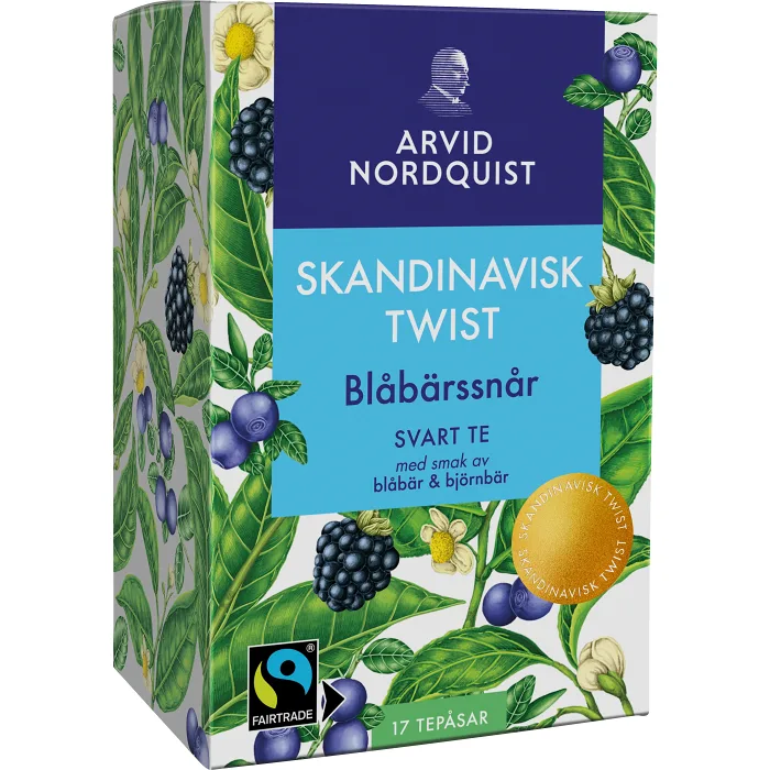 Svart Te Blåbärssnår 17-Pack Arvid Nordquist