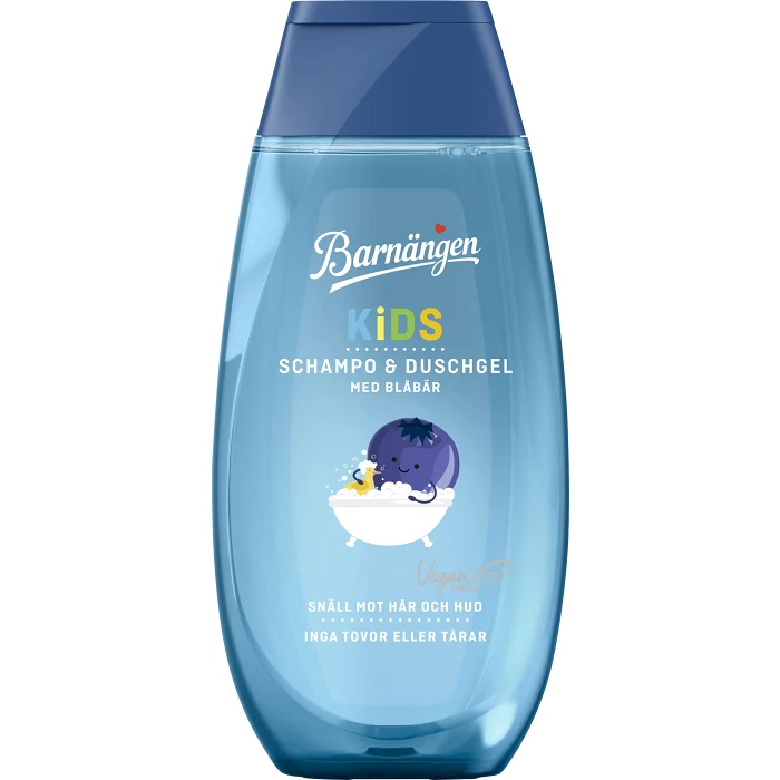 Schampo & Duschgel Blåbär 250ml Barnängen