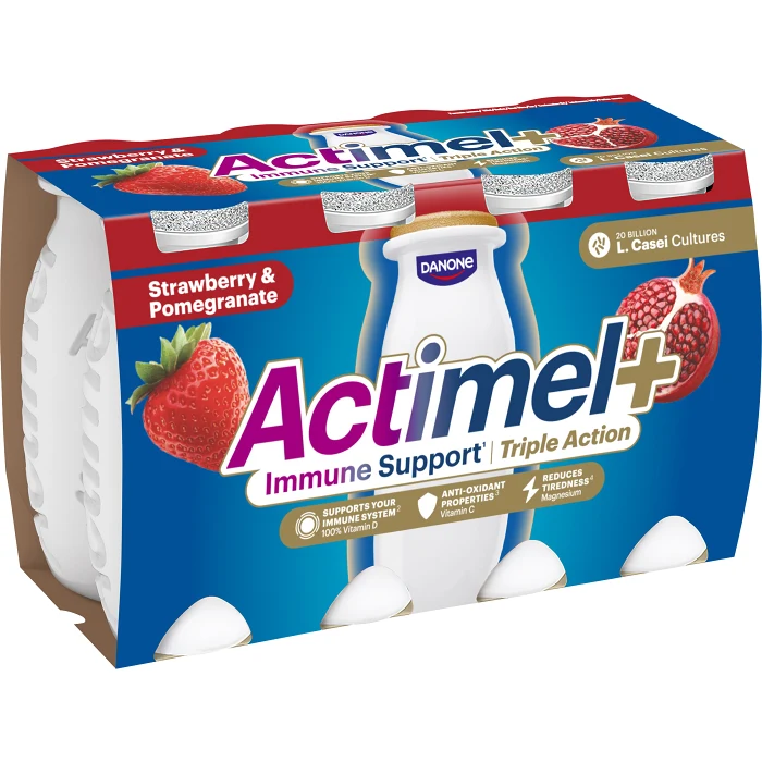 Drickyoghurt Jordgubb Granatäpple 8-p 800g Actimel