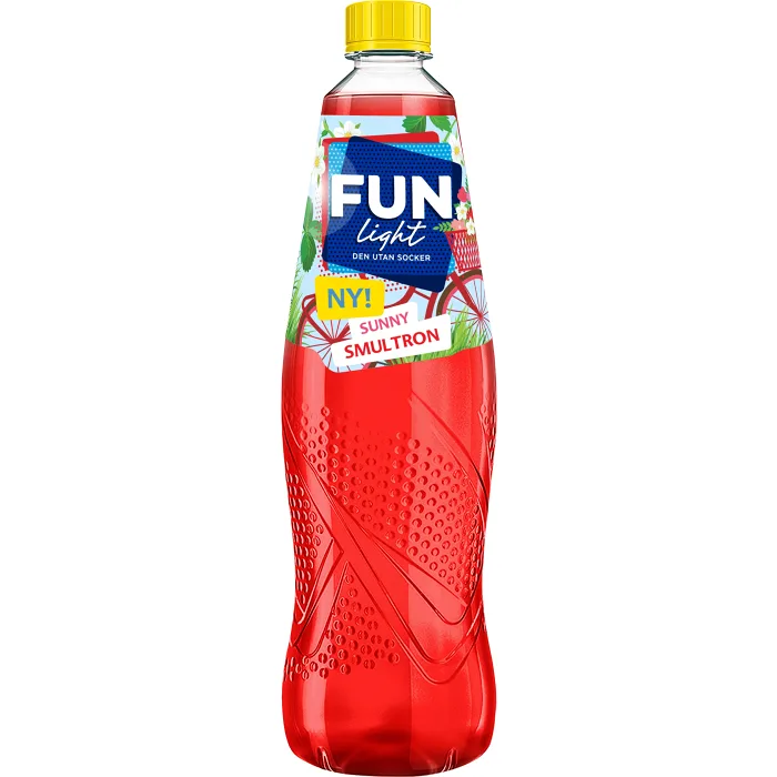 Saft Light Sunny Smultron 1l Fun Light