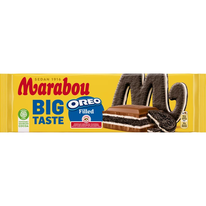 Chokladkaka Oreo Big Taste Filled 300g Marabou