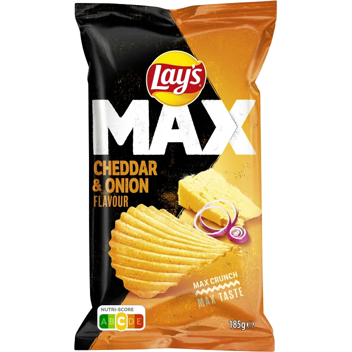 Chips MAX Cheese & Onion 185g Lays