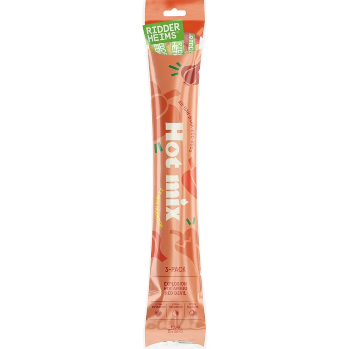Ölkorv Hot mix 3-p 150g Ridderheims