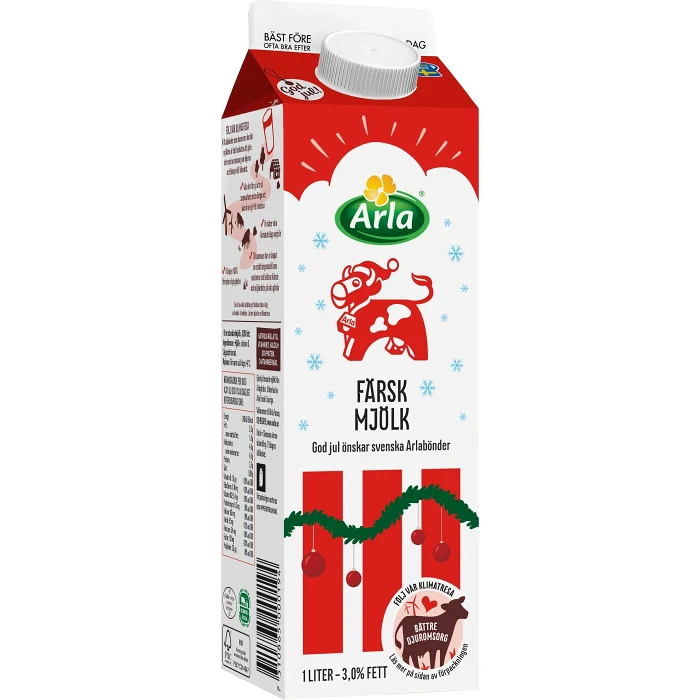 Färsk standardmjölk 3% 1l Arla Ko®