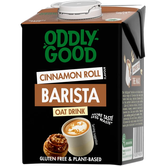 Havredryck Barista Kanelbulle Glutenfri 500ml Oddlygood®