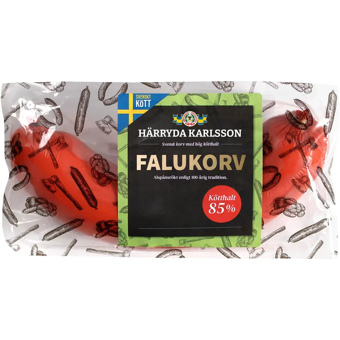 Falukorv 85% Kötthalt 500g Härryda Karlsson