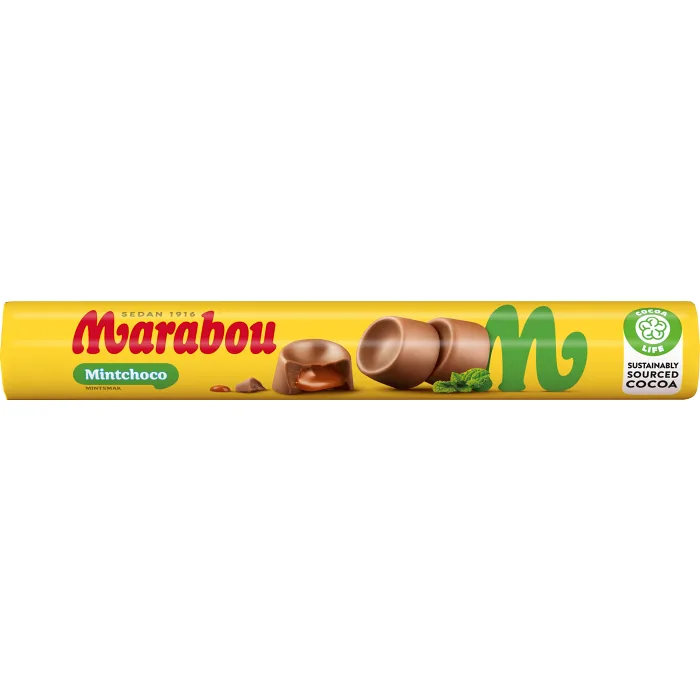 Mjölkchoklad Mintchoko Rulle 78g Marabou