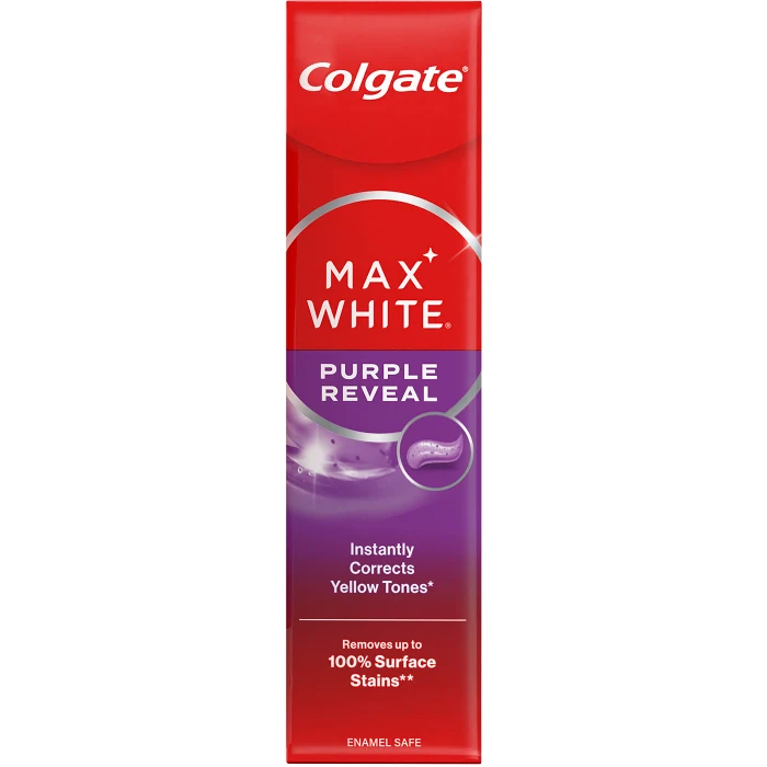 Tandkräm Max White Purple Reveal 75ml Colgate