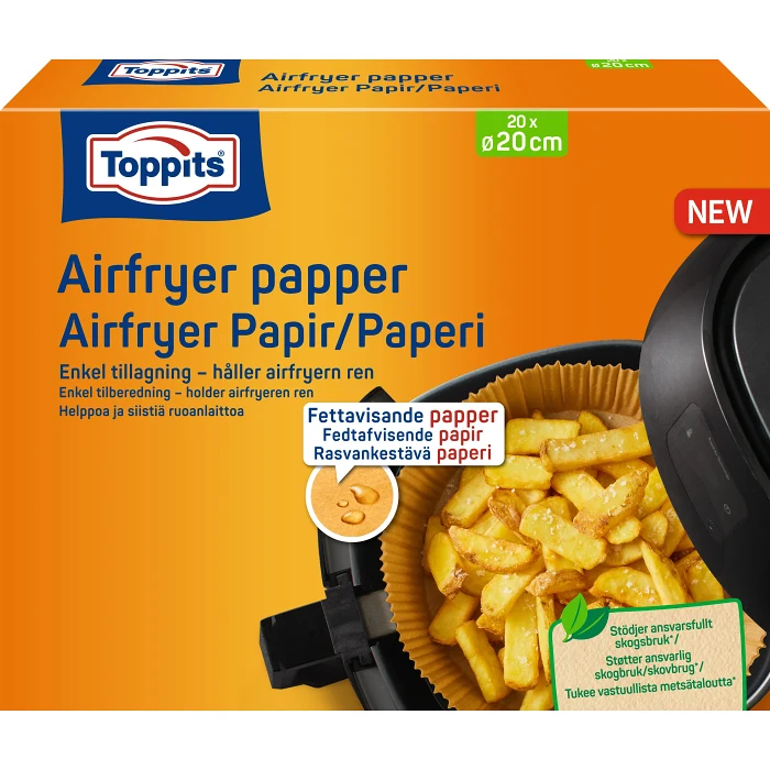 Airfryer Papper 20-p Toppits