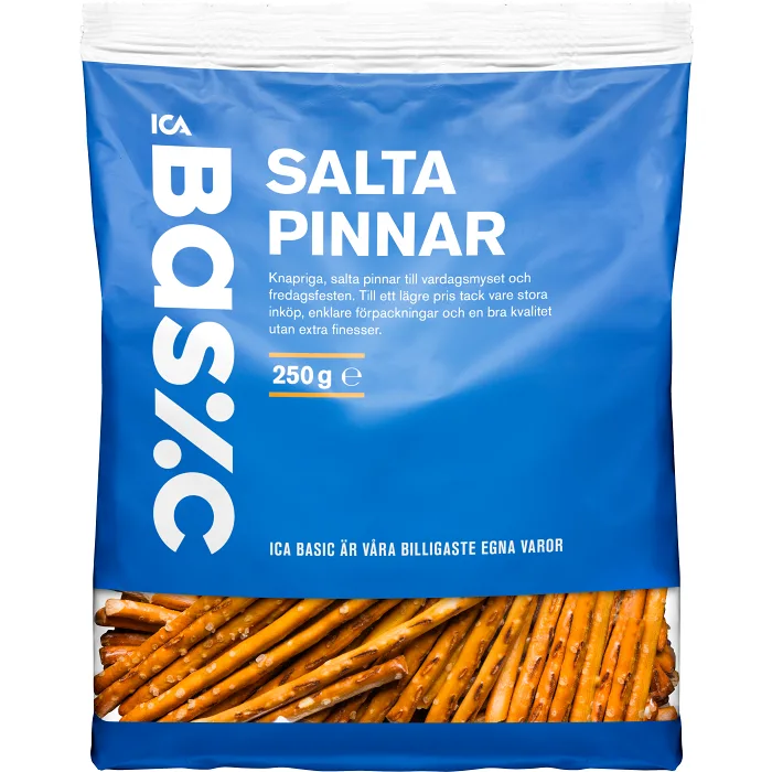 Salta Pinnar Pretzels 250g ICA Basic