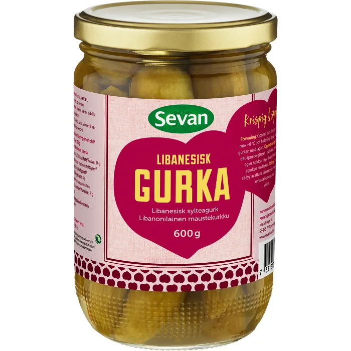 Gurka libanesisk 600g Sevan