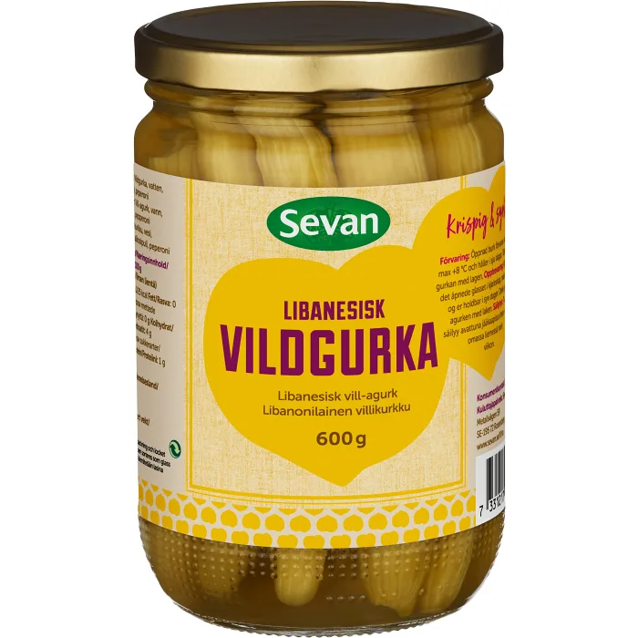 Vildgurka libanesisk 600g Sevan