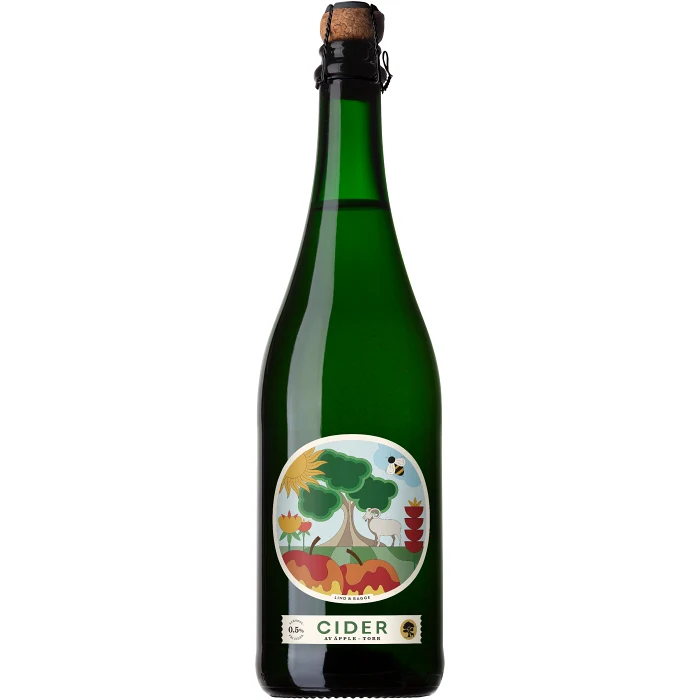 Äppelcider Alkoholfri 0.5% 75cl Bagge & Lind