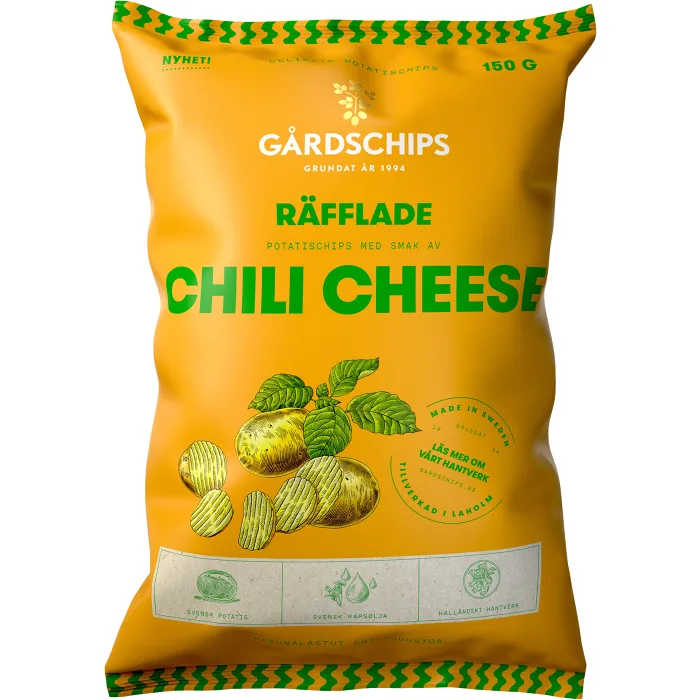 Chips Chili cheese 150g Gårdschips