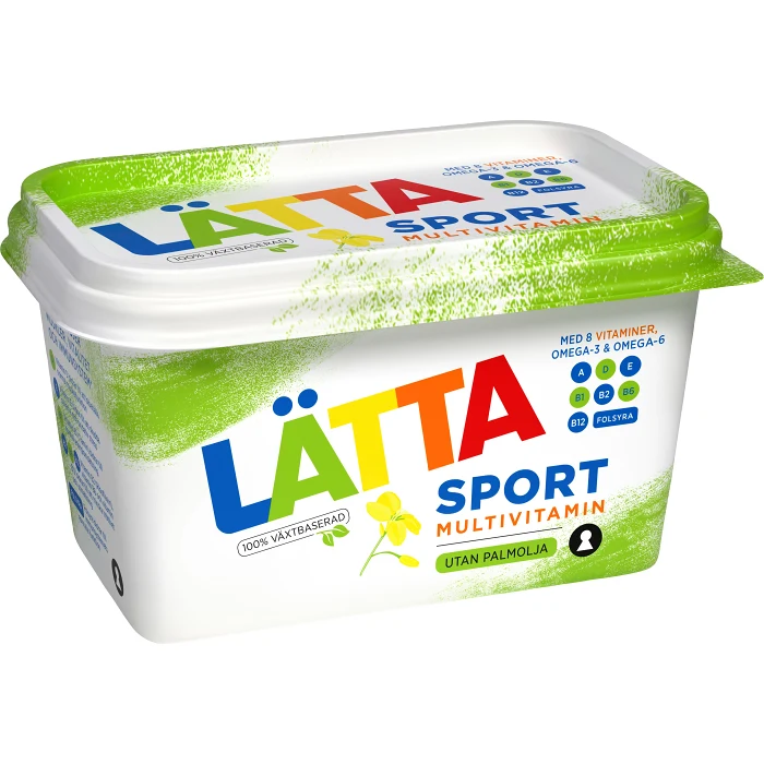 Margarin Multivitamin SPORT 39% 600g Lätta