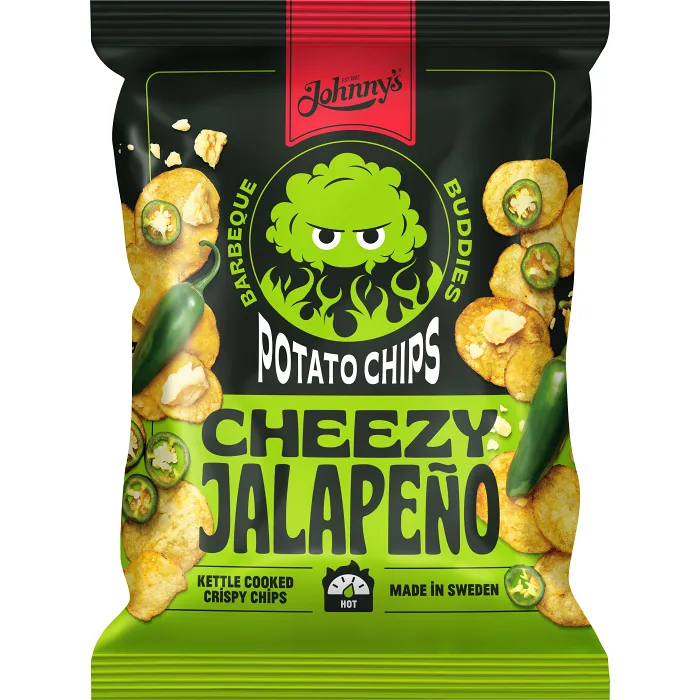 Chips Cheezy Jalapeño 150gJohnnys