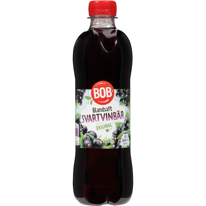 Blandsaft Svarta vinbär 500ml BOB