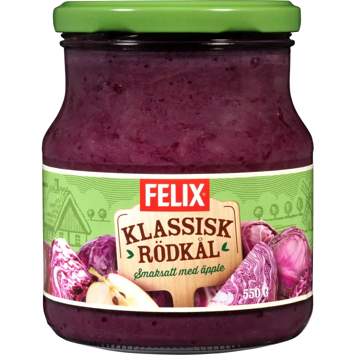 Klassisk Rödkål 550g Felix