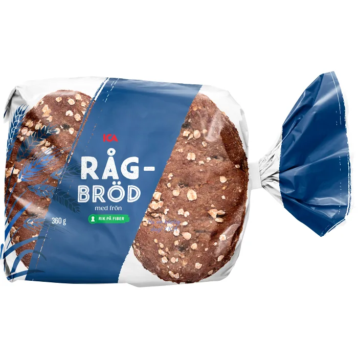 Rågbröd med frön 360g ICA