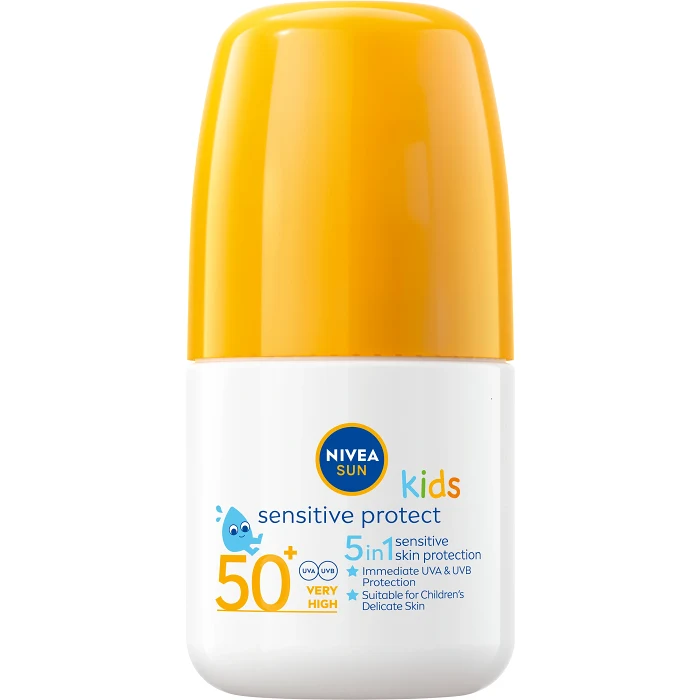 Solskydd Kids Senstitive Protect Roll-on SPF50+ 50ml Nivea Sun