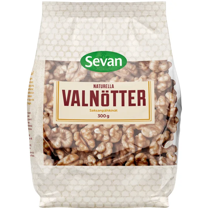 Valnötter naturella 300g Sevan