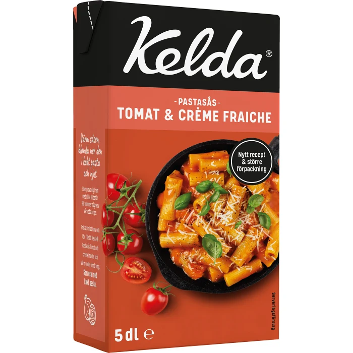 Pastasås Tomat & Crème Fraiche 5dl Kelda